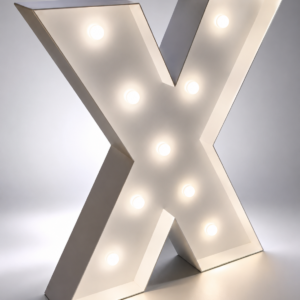 LETRAS 3D MDF ALUCUBOND PVC  NATURAL REFORZADA 120cm de alto
