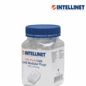 PLUG RJ45 CAT6 BOTE 100 PZAS